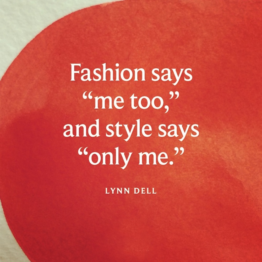 Fashion says